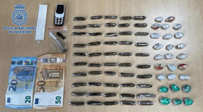 Imagen de la droga incautada / TA